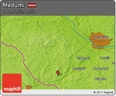 Physical 3D Map of Medumi