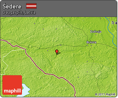 Physical 3D Map of Šedere