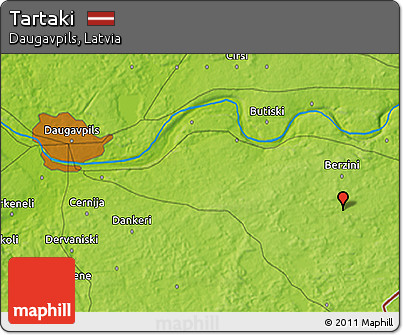 Physical 3D Map of Tartaki