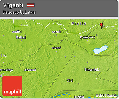 Physical 3D Map of Vīganti