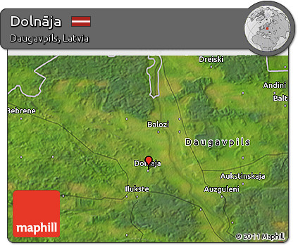 Satellite 3D Map of Dolnāja