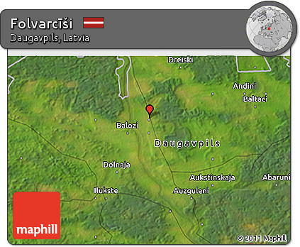 Satellite 3D Map of Folvarcīši