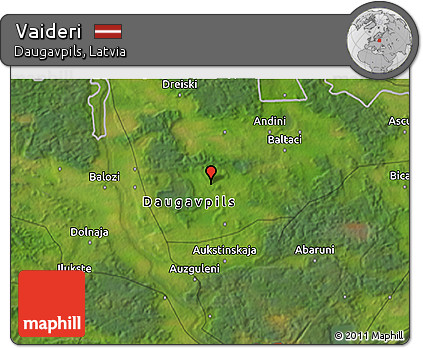 Satellite 3D Map of Vaideri