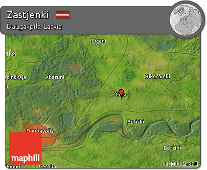 Satellite 3D Map of Zastjenki