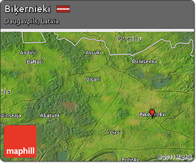 Satellite 3D Map of Biķernieki