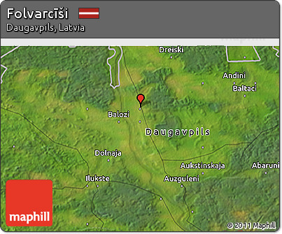 Satellite 3D Map of Folvarcīši