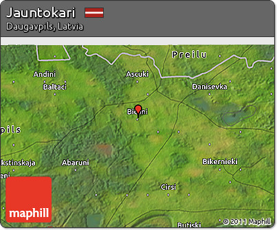 Satellite 3D Map of Jauntokari
