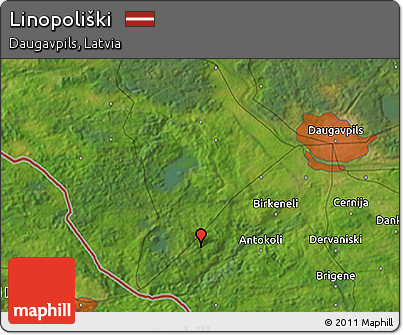 Satellite 3D Map of Linopoliški