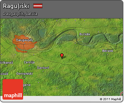 Satellite 3D Map of Raguļiški