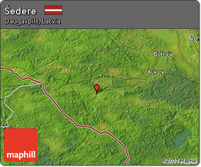 Satellite 3D Map of Šedere