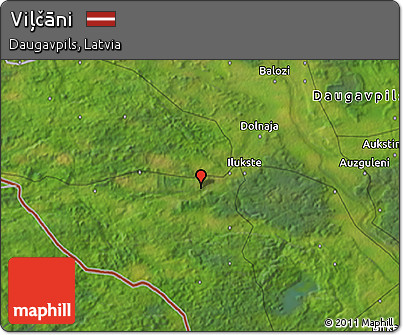 Satellite 3D Map of Viļčāni
