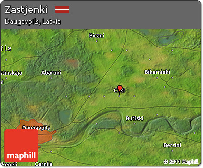 Satellite 3D Map of Zastjenki