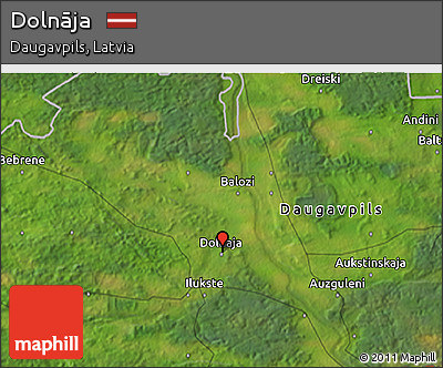Satellite 3D Map of Dolnāja