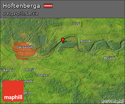 Satellite 3D Map of Hoftenberga