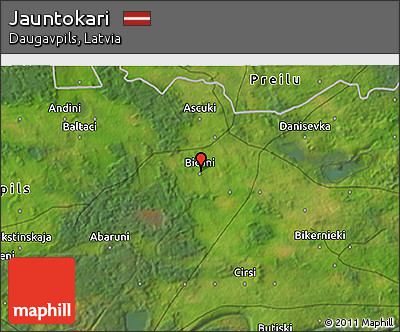Satellite 3D Map of Jauntokari