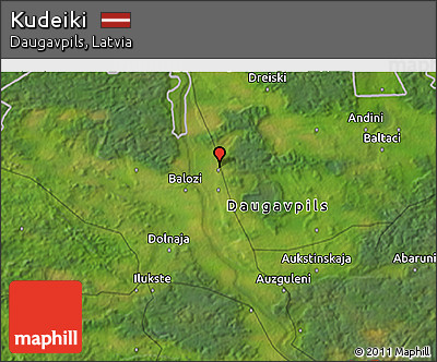 Satellite 3D Map of Kudeiki