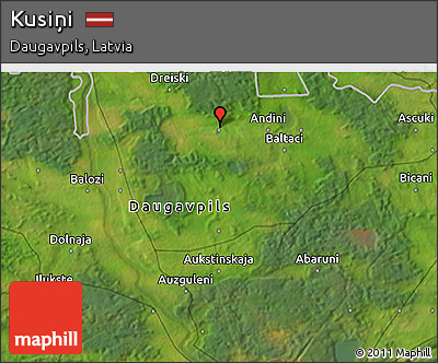 Satellite 3D Map of Kusiņi
