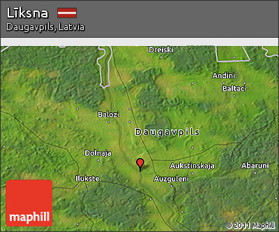 Satellite 3D Map of Līksna