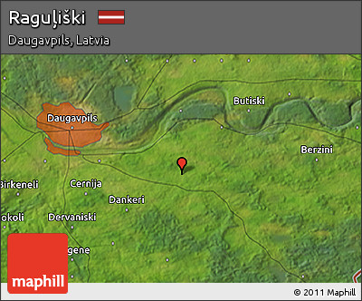 Satellite 3D Map of Raguļiški