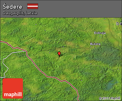 Satellite 3D Map of Šedere
