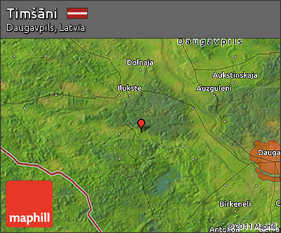 Satellite 3D Map of Timšāni