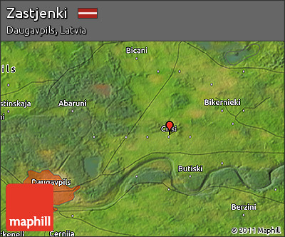 Satellite 3D Map of Zastjenki