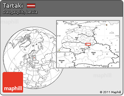 Blank Location Map of Tartaki