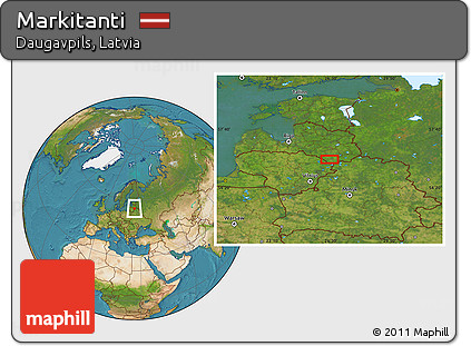 Satellite Location Map of Markitanti