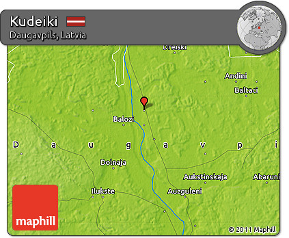 Physical Map of Kudeiki