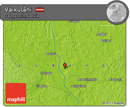 Physical Map of Vaikulāni