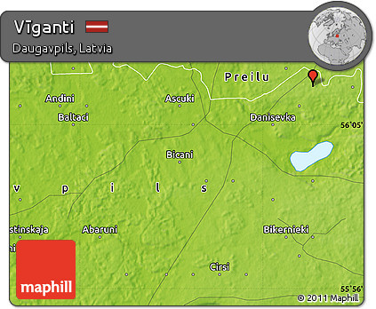 Physical Map of Vīganti