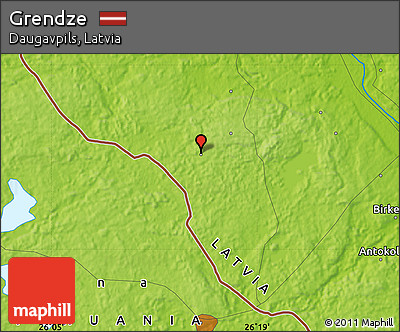 Physical Map of Grendze