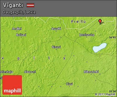 Physical Map of Vīganti
