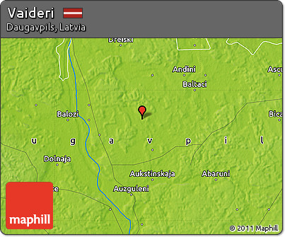 Physical Map of Vaideri