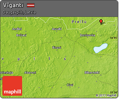 Physical Map of Vīganti