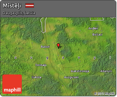 Satellite Map of Mīštēļi