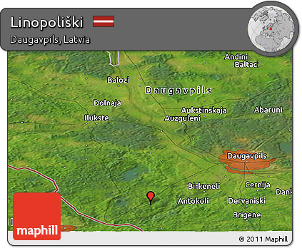 Satellite Panoramic Map of Linopoliški
