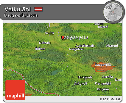 Satellite Panoramic Map of Vaikulāni