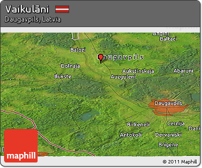 Satellite Panoramic Map of Vaikulāni