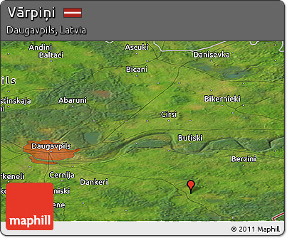 Satellite Panoramic Map of Vārpiņi