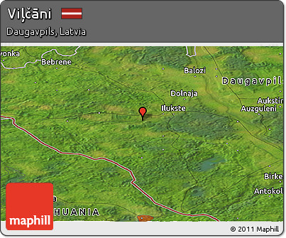 Satellite Panoramic Map of Viļčāni