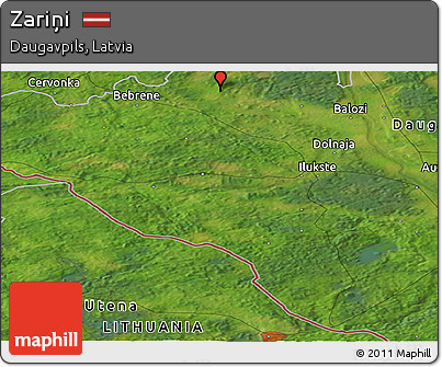Satellite Panoramic Map of Zariņi