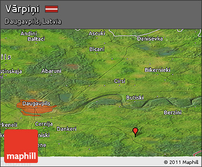 Satellite Panoramic Map of Vārpiņi