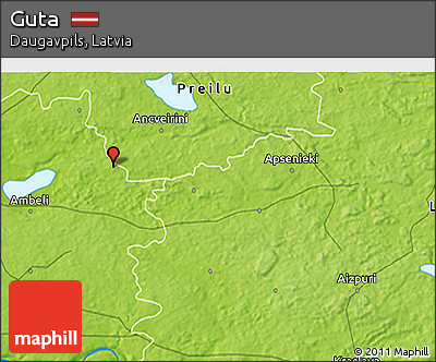 Physical 3D Map of Guta