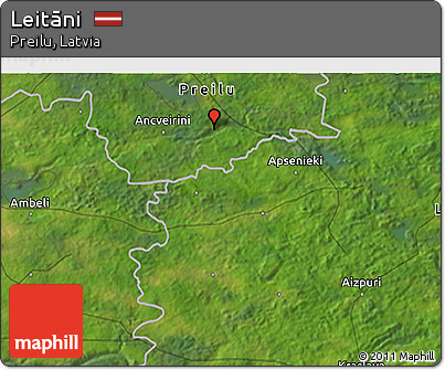Satellite 3D Map of Leitāni