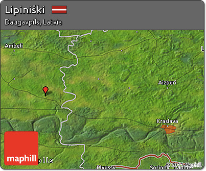 Satellite 3D Map of Lipiniški