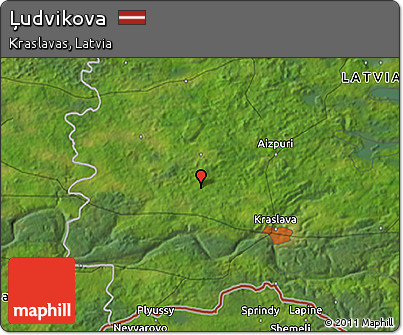 Satellite 3D Map of Ļudvikova