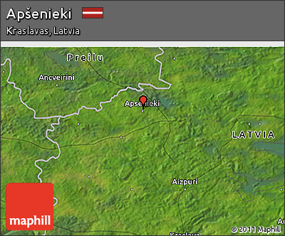 Satellite 3D Map of Apšenieki