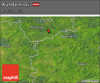 Satellite 3D Map of Kundzinisķi