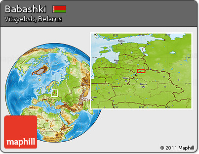 Physical Location Map of Babashki